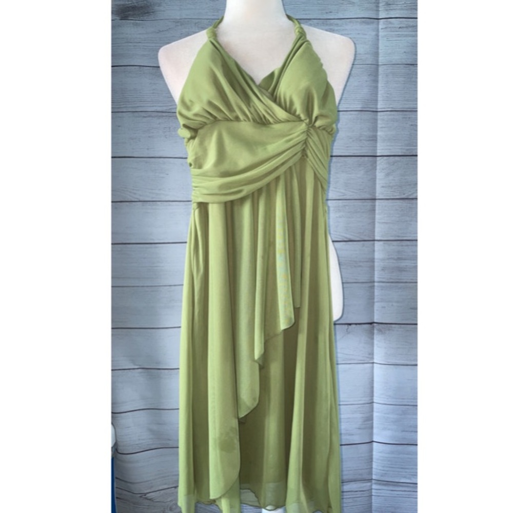 IZ Byer California Green Halter Dress - Picture 5 of 6